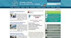 Desktop Screenshot of organojudicial.gob.pa